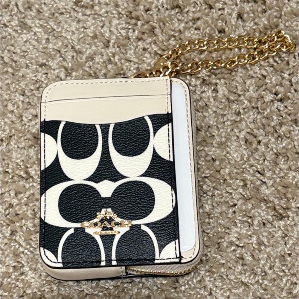 Coach Silver and Gray Wallet